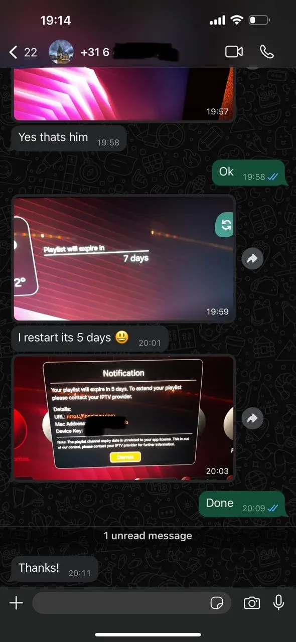 Client Review Screenshot