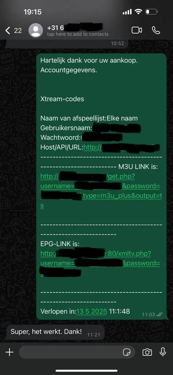 Client Review Screenshot