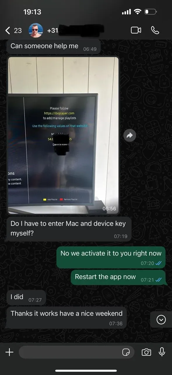 Client Review Screenshot